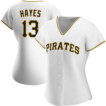 MLB Pittsburgh Pirates City Connect (Ke'Bryan Hayes) Women's Replica  Baseball Jersey
